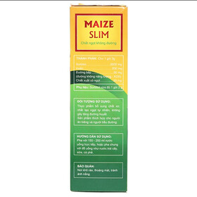 Đường bắp ăn kiêng Maize Slim cho người tiểu đường (3g x 50 gói)