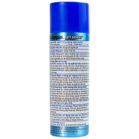 Chai xịt Salonpas Jet Spray Hisamitsu giảm đau kháng viêm (Chai 118ml)