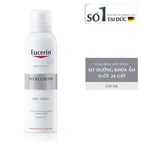 Xịt khoáng Eucerin Hyaluron Mist Spray cấp ẩm cho da suốt 24h (150ml)