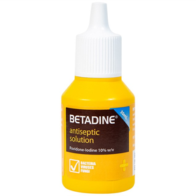 Dung dịch Betadine 10% sát trùng, sát khuẩn vết thương (30ml)