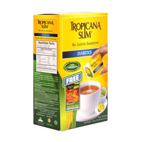 Đường bắp ăn kiêng Tropicana Slim No Calorie Sweetener Diabetics cho người tiểu đường (2g x 50 gói)