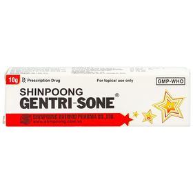 Thuốc Gentrisone ShinPoong Deawoo điều trị viêm da tiếp xúc, viêm da dị ứng (10g)