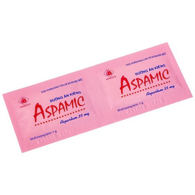 Đường ăn kiêng Aspamic Domesco hỗ trợ người tiểu đường, ăn kiêng (1g x 50 gói)
