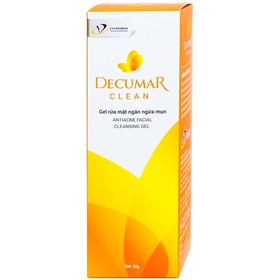 Gel rửa mặt Decumar Clean hỗ trợ ngăn ngừa mụn (50g)