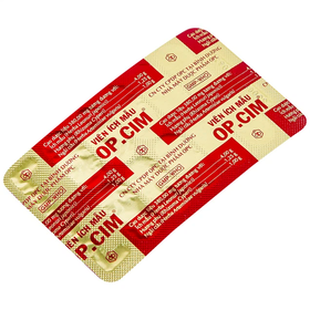 Viên Ích Mẫu OP.CIM OPC hỗ trợ điều trị rối loạn kinh nguyệt (5 vỉ x 10 viên)
Viên Ích Mẫu OP.CIM OPC hỗ trợ điều trị rối loạn kinh nguyệt (5 vỉ x 10 viên)