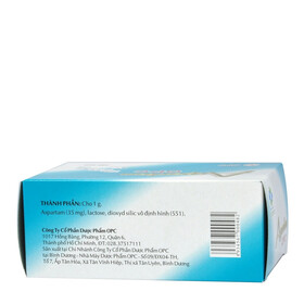 Đường ăn kiêng Aspartam Opc hỗ trợ người tiểu đường, ăn kiêng (1g x 50 gói)