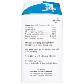 Thuốc Logpatat hỗ trợ điều trị một số bệnh lý về mắt (6 vỉ x 10 viên)