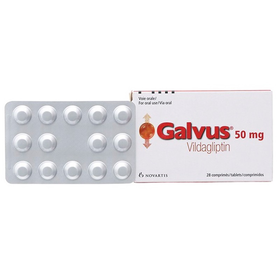 Thuốc Galvus 50mg Novartis điều trị đái tháo đường type 2 (2 vỉ x 14 viên)