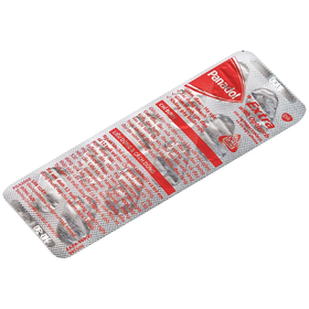 Thuốc Panadol Extra With Optizorb 500mg GSK giảm đau đầu, đau nửa đầu (12 vỉ x 10 viên)