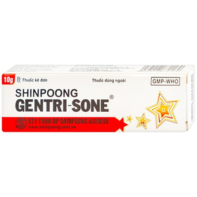 Thuốc Gentrisone ShinPoong Deawoo điều trị viêm da tiếp xúc, viêm da dị ứng (10g)