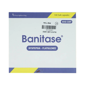 Thuốc Banitase Phil Inter điều trị khó tiêu đầy hơi ở dạ dày (100 viên)