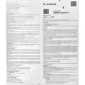 Thuốc nhỏ mắt Combigan Allergan giảm áp suất nội nhãn (5ml)