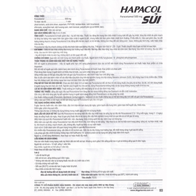 Thuốc Hapacol sủi 500mg hỗ trợ giảm đau và hạ sốt (4 vỉ x 4 viên)
