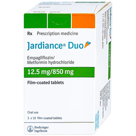 Thuốc Jardiance Duo 12.5mg/850mg Boehringer điều trị tiểu đường type 2