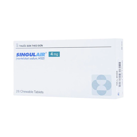 Thuốc Singulair 4mg MSD điều trị hen phế quản mạn (28 viên)