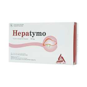 Thuốc Hepatymo 300mg Meyer-BPC điều trị viêm gan siêu vi B ở người lớn (3 vỉ x 10 viên)