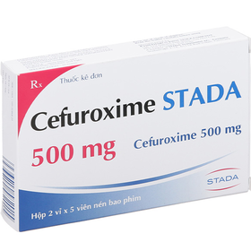 Cefuroxime Stada 500mg trị nhiễm khuẩn (10viên)