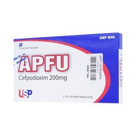 Thuốc kháng sinh trị nhiễm khuẩn APFU 200mg (10 viên)
