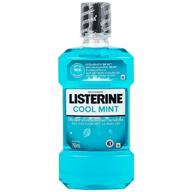 Nước súc miệng Listerine Cool Mint hỗ trợ viêm nướu, sâu răng, hôi miệng (750ml)