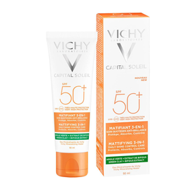 Kem chống nắng kiềm dầu Vichy Capital Soleil Mattifying 3in1 SPF50 (50ml)