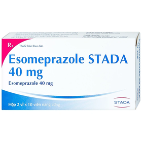 Thuốc Esomeprazole 40mg Stada điều trị viêm loét dạ dày, tá tràng (2 vỉ x 10 viên)