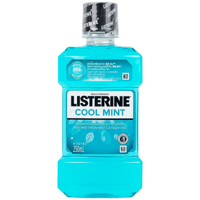 Nước súc miệng Listerine Cool Mint hỗ trợ viêm nướu, sâu răng, hôi miệng (250ml)