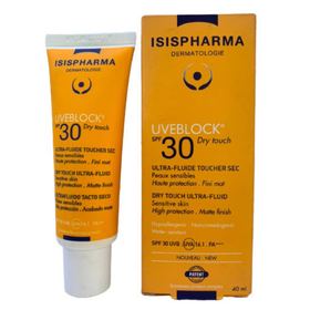 Kem chống nắng Isis Uveblock Spf 30+ Dry Touch sử dụng trên mọi loại da, thích hợp cho da dầu, đổ mồ hôi nhiều (40ml)