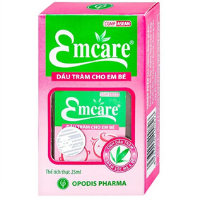 Dầu tràm Emcare Opodis Pharma phòng và trị cảm cúm, ho khan cho em bé (25ml)