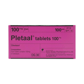 Thuốc Pletaal 100mg Otsuka điều trị thiếu máu cục bộ (10 vỉ x 10 viên)