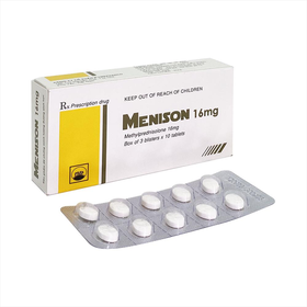 Thuốc Menison 16mg Pymepharco giảm viêm, giảm đau, chống dị ứng (30 viên)