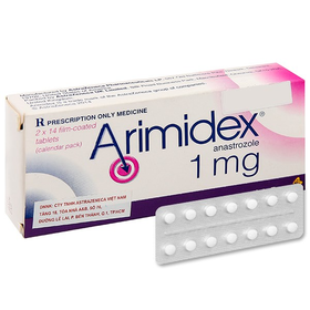 Thuốc Arimidex 1mg AstraZeneca hỗ trợ điều trị ung thư vú tiến triển (28 viên)