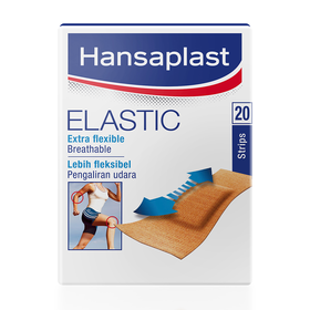 Băng keo cá nhân Elastic Hansaplast bảo vê vết thương  (20 miếng)