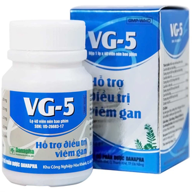 Thuốc VG-5 hỗ trợ điều trị viêm gan (40 viên)