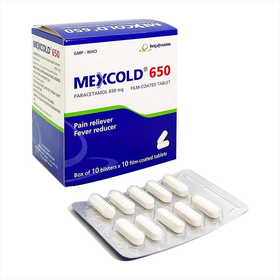 Thuốc pms-Mexcold Plus Imexpharm giúp giảm đau, hạ sốt (100 viên)
