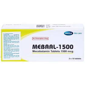 Thuốc Mebaal 1500mcg Windlas Biotech điều trị bệnh lý thần kinh ngoại biên (30 viên)