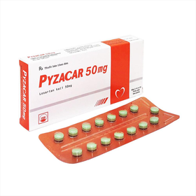 Thuốc Pyzacar 50mg Pymepharco điều trị tăng huyết áp ở người lớn (2 vỉ x 15 viên)
