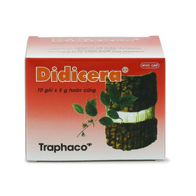 Thuốc Didicera Traphaco hỗ trợ trừ phong thấp, bổ khí huyết, bổ can thận (10 gói x 5g)
