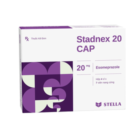 Thuốc Stadnex 20 CAP Stella điều trị trào ngược dạ dày, thực quản (4 vỉ x 7 viên)