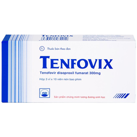 Thuốc Tenfovix 300mg Pymepharco điều trị nhiễm HIV, viêm gan siêu vi B (30 viên)