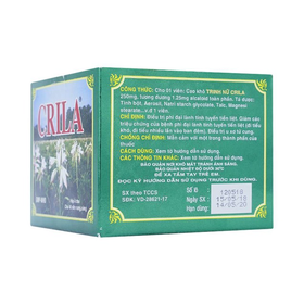 Thuốc Crila Thiên Dược hỗ trợ điều trị u xơ tử cung (4 chai x 40 viên)