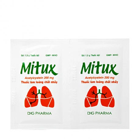 Thuốc Mitux 200mg DHG làm loãng chất nhầy đường hô hấp (24 gói)
Thuốc Mitux 200mg DHG làm loãng chất nhầy đường hô hấp (24 gói)
