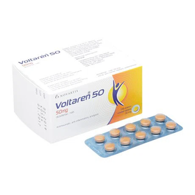 Thuốc Voltaren 50mg giảm đau, kháng viêm xương khớp (10 vỉ x 10 viên)