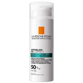 Gel chống nắng La Roche-Posay Anthelios Oil Correct Daily Gel-Cream SPF50+ giảm mụn giảm nhờn (Chai 50ml)