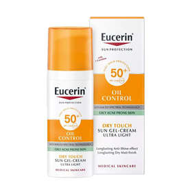 Kem chống nắng Eucerin Sun Dry Touch Oil Control SPF 50+ kiểm soát nhờn (50ml)