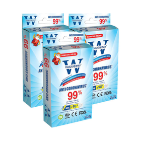 Khẩu trang y tế Wakamono 4 lớp màu trắng ( 10 cái)