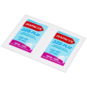 Thuốc Hapacol 325 Flu DHG giúp giảm cảm, sổ mũi (24 gói)
