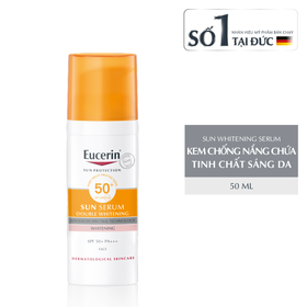 Kem chống nắng giảm thâm nám và dưỡng trắng da Eucerin Sun Serum Double Whitening SPF50+ (50ml)