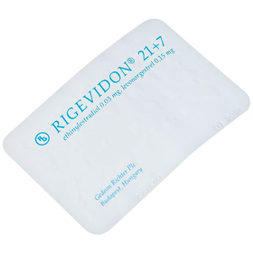 Thuốc tránh thai Rigevidon 21+7 Gedeon (3 vỉ x 28 viên)