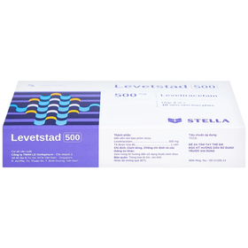 Thuốc Levetstad 500mg Stada điều trị động kinh cục bộ (30 viên)