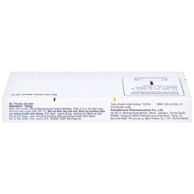 Thuốc Bambec 10mg AstraZeneca điều trị hen phế quản, co thắt phế quản (30 viên)
